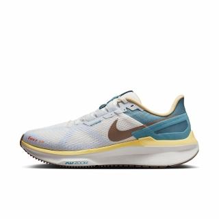 【NIKE 耐吉】AIR ZOOM STRUCTURE 25 男鞋 慢跑鞋 運動鞋 緩震 米霧藍(HV5976121)