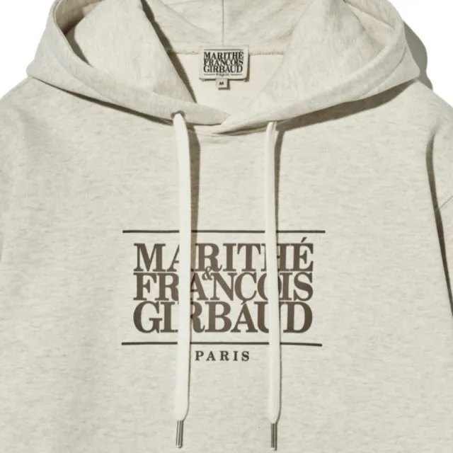 【MARITHE FRANCOIS GIRBAUD】官方旗艦 經典LOGO帽T MFG(燕麥色)