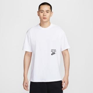 【NIKE 耐吉】短袖上衣 男女 中性款 落肩寬鬆版型 AS U NSW TEE M90 OC REMIX 白 HJ0775-100