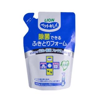 【LION 獅王】PET綺麗系列 犬貓身體/周邊潔淨慕斯補充包 200ml