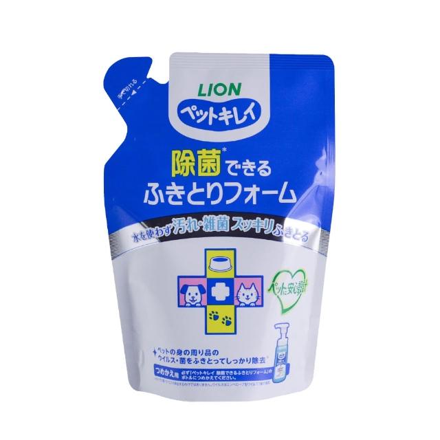 【LION 獅王】PET綺麗系列 犬貓身體/周邊潔淨慕斯補充包 200ml