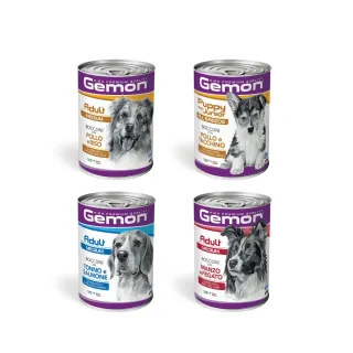 【Gemon 啟蒙】主食犬罐頭415g-1罐(狗罐頭、義大利主食罐、狗主食罐、幼犬罐頭、成犬罐頭 全齡適用)