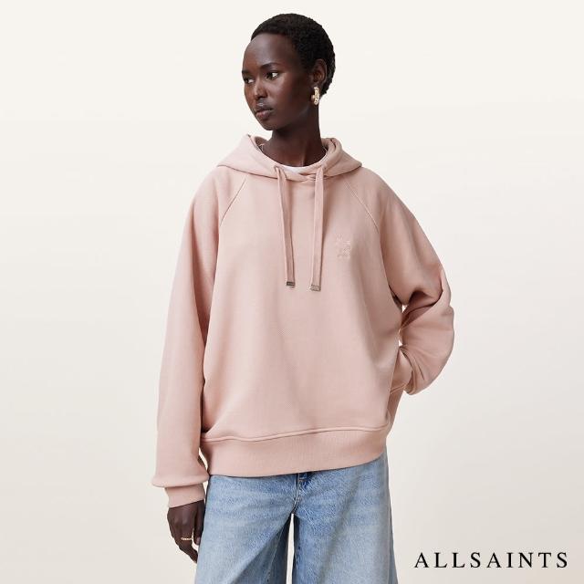 【ALLSAINTS】TALON HAVEN 寬鬆舒適純棉LOGO連帽衛衣 W078JC(寬鬆版型)