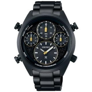【SEIKO 精工】Prospex系列 限量款40週年太陽能計時腕錶/黑42mm(8A50-00B0SD/SFJ1007P)