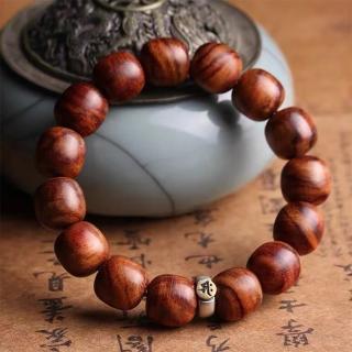 【MoonDy】佛珠手鍊 手串 手鍊 串珠手鍊 紫檀 黃花梨 虎紋 木質念珠 佛珠 本命年 生肖手鍊 開運