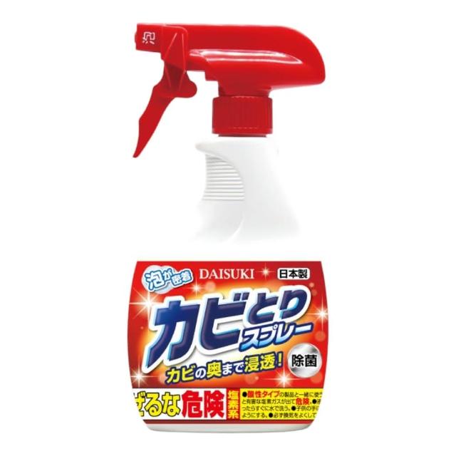 【日本 DAISUKI】浴室除霉泡沫清潔劑 400ml(平輸商品)