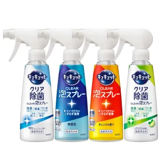 【Kao 花王】日本 珂珂透 CLEAR 除菌泡沫噴霧型洗碗精 280ml(平輸商品)