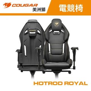【COUGAR 美洲獅】HOTROD ROYAL 電競椅 電腦椅(自行組裝/黑金色)