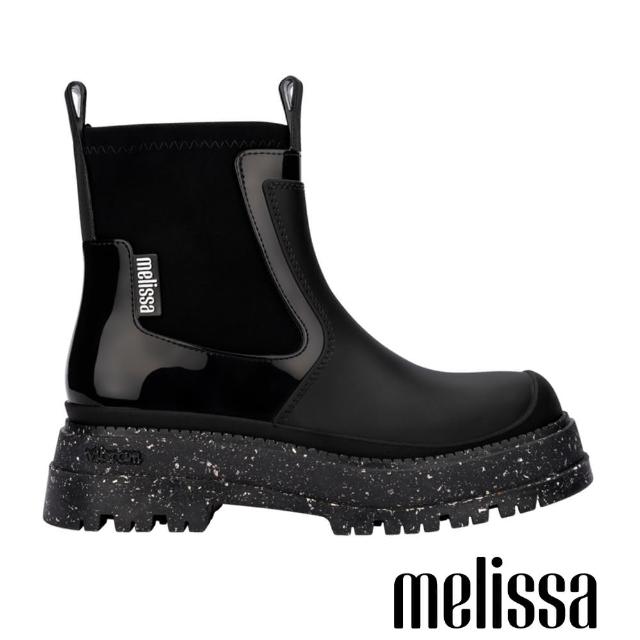 【Melissa】經典切爾西厚底短靴(黑色)