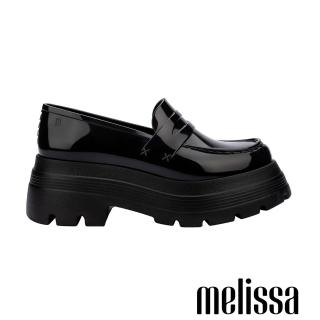 【Melissa】鋸齒厚底果凍樂福鞋(黑色)