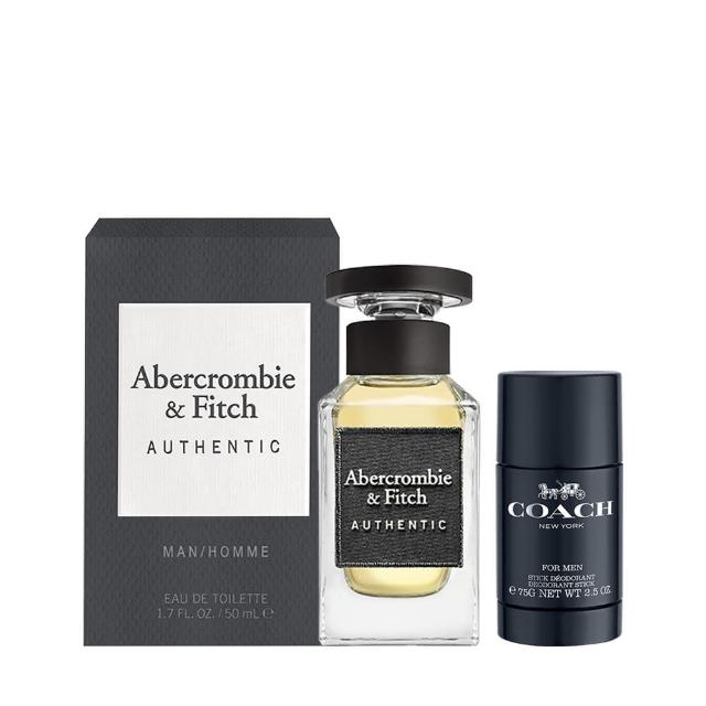 【Abercrombie & Fitch】真我男性淡香水50ml(贈隨機體香膏73g.專櫃公司貨)