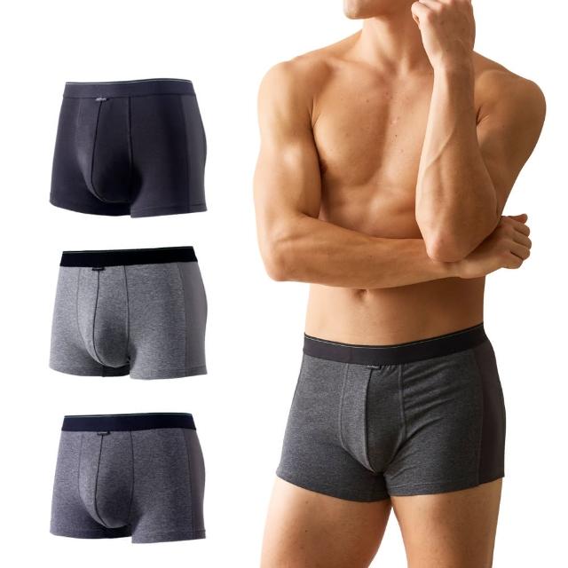 【SunFlower 三花】3件組彈性貼身運動內褲.平口褲(四角褲 男內褲 多色任選)