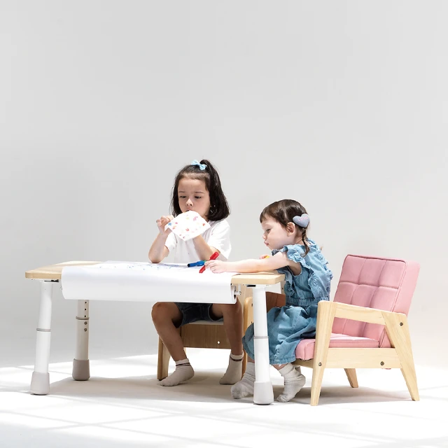 【愛兒館 ilovekids】幼童萬用桌_實木桌面(兒童遊戲桌 茶几 桌面最高44公分)