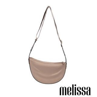 【Melissa】印花寬頻斜揹包(棕色)