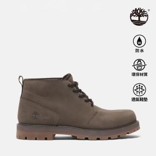 【Timberland 官方旗艦】男款棕色防水中筒休閒靴(A69TWEM5)