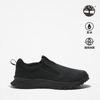 【Timberland 官方旗艦】男款黑色Lincoln Peak Lite低筒健行便鞋(A2M4Y015)