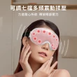 【Beroso 倍麗森】時尚皮革熱敷蒸氣按摩眼罩(安心一年保固 溫熱眼罩 睡眠眼罩 熱敷眼罩 眼部按摩器)