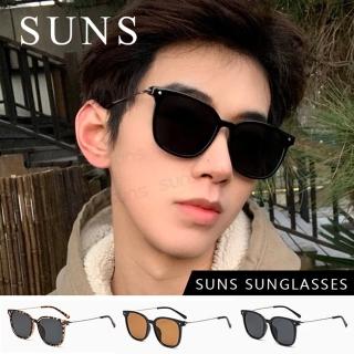 【SUNS】韓版ins高階方框墨鏡 明星款墨鏡 網紅抖音款 高質感金屬框 521(抗UV400/檢驗合格)
