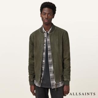 【ALLSAINTS】BUCKLEY 復古羊皮麂皮飛行員外套皮衣 M028LC(常規版型)