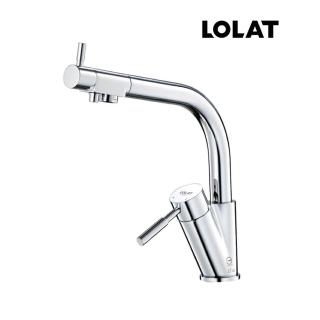 【LOLAT 羅力】無鉛RO廚房三用水龍頭 冷熱自來水+冷淨水(D5268LF)