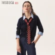 【Jessica Red】英倫學院風襯衫領羊毛針織衫R52401（藏藍）