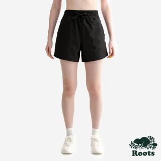 【Roots】Roots女裝- ATHLEISURE 平織短褲(黑色)