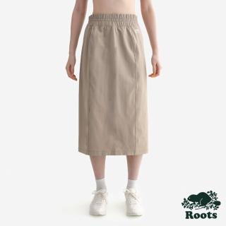 【Roots】Roots女裝- ATHLEISURE 平織裙(沙漠色)