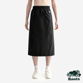 【Roots】Roots女裝- ATHLEISURE 平織裙(黑色)