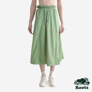 【Roots】Roots女裝- ATHLEISURE 平織裙(尤加利綠)