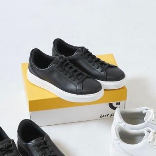 【LAZY SHOES】秒穿鞋 懶人鞋 休閒鞋 板鞋 牛皮鞋 女鞋 黑色 CELEBERTY(經典牛皮板鞋)