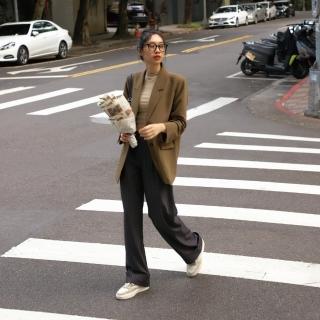 【LAZY SHOES】秒穿鞋 懶人鞋 休閒鞋 女鞋 香檳米 CODEX(高訂羊皮板鞋)