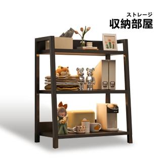 【收納部屋】日創生活 落地多層鐵藝 梯形置物架-三層(層架 書架 網紅書架 落地置物架 花架 收納架)