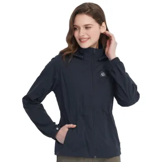 【Jack wolfskin 飛狼】女 防蚊可拆帽抗UV外套 防曬遮陽(丈青)