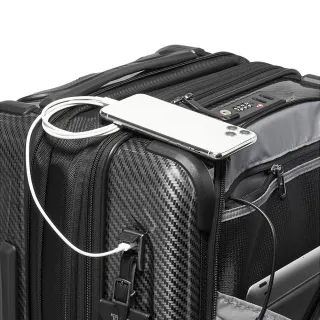 【TUMI】Tegra Lite 國際旅行21吋可擴充前開登機箱 - 黑灰色(TUMI 官方旗艦店)