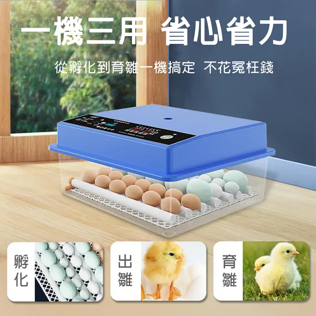 【銘利萊】全自動孵蛋器 48枚孵蛋機 孵蛋保溫箱 智能孵化機 全自動控溫 小雞孵化器 定時自動翻蛋