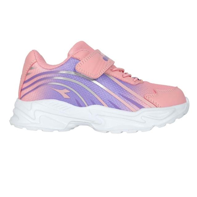 【DIADORA】19-23CM_女中童專業輕量慢跑鞋-超寬楦 休閒 運動(DA11122)