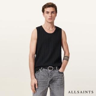 【ALLSAINTS】DENVER 棉質寬鬆無袖背心-黑 MD140Y(舒適版型)