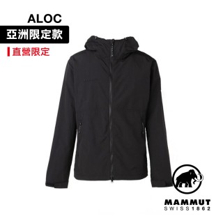 【Mammut 長毛象官方直營】Hiking WB Hooded Jkt AF Prem BLK 全黑刺繡限定款-連帽外套 男款 #1012-01010