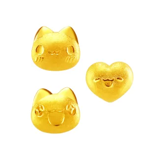 【2sweet 甜蜜約定】貓貓蟲咖波第三波系列純金硬金金豆三款可選約0.12錢(甜蜜約定 貓貓蟲咖波 金飾)