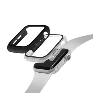 【UNIQ】Apple Watch S10 42/46mm Nautic IP68防潑水防塵超輕量玻璃錶殼