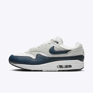 【NIKE 耐吉】Air Max 1 ESS 男 休閒鞋 運動 復古 慢跑 氣墊 緩震 灰白 深藍(FZ5808-103)