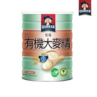 【QUAKER 桂格】有機大麥精500g/罐(寶寶的第一口副食品)