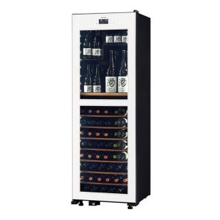 【SAKURA WORKS】Sakura Works 溫M2 LX95 -2℃ 雙溫酒櫃-白色(日本銷售冠軍 分層分溫 -2度-22度)