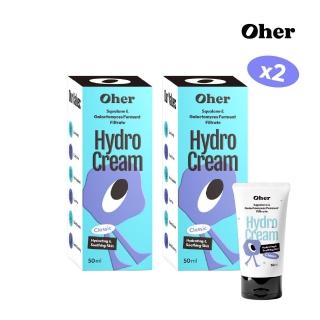 【Oher歐爾 官方直營】保濕霜50ml 1+1兩入組(角鯊烷、無矽靈酒精香精 臺灣製保養品)