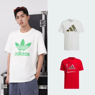 【adidas 愛迪達】經典短袖上衣 T恤 男款(多款任選)