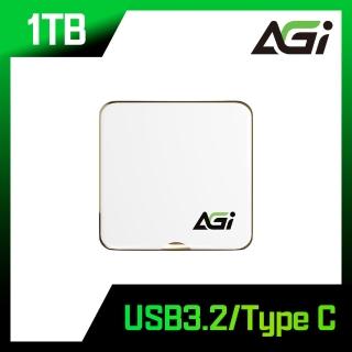【AGI亞奇雷】EDM38 1TB Type C USB 3.2 Gen2 磁吸 外接式 SSD 固態硬碟 外接硬碟(讀寫2050/1800MBs)