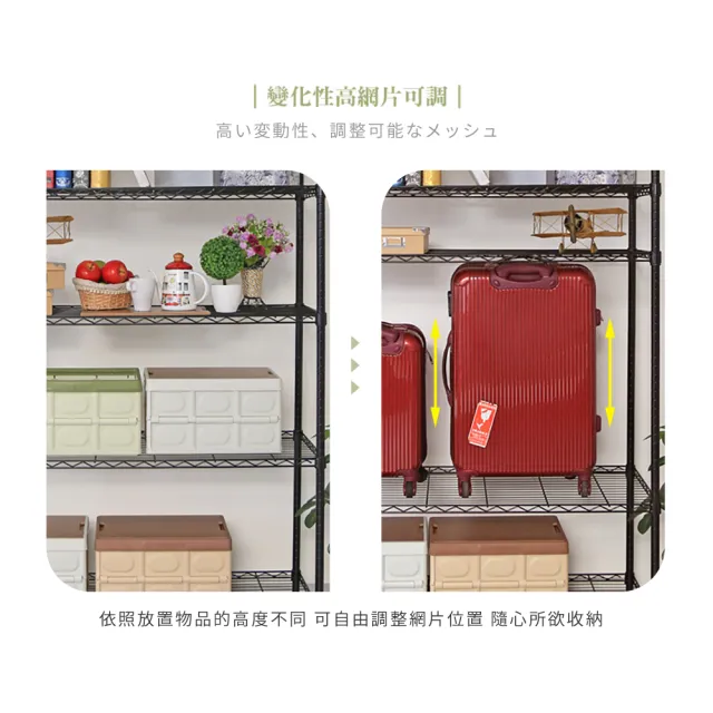 【居家cheaper】MIT耐重型60X30X150CM四層架﹝烤黑/烤白可選﹞(整組荷重200公斤)