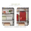 【居家cheaper】MIT耐重型60X30X150CM四層架﹝烤黑/烤白可選﹞(整組荷重200公斤)