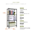 【居家cheaper】MIT耐重型60X30X150CM四層架﹝烤黑/烤白可選﹞(整組荷重200公斤)