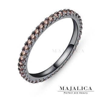 【Majalica】純銀戒指．黑色尾戒．新年禮物(C款深咖)